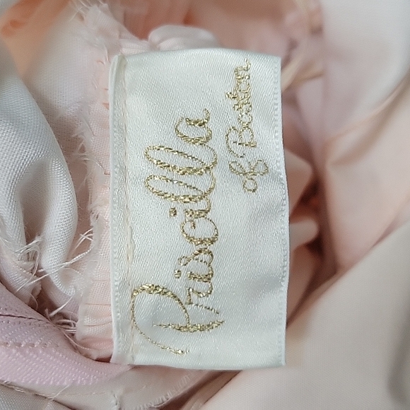 Priscilla of Boston vintage 80's 90's off the shoulder prom formal dress - Picture 12 of 16